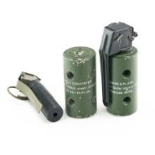 US German Flash Bang Flash Sound Grenade Lot (3)