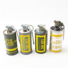 Vintage Federal Labs F18 110HC Smoke Grenade Lot