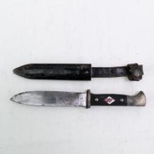 WWII German Hitler Youth Knife-RZM Ernst Knecht