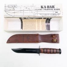 Modern Ka-Bar USMC Mark 2 Knife-W/Box & Papers