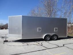 2018 Stealth 18' Three Place Snowmobile Trailer