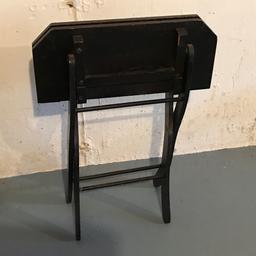 Antique Wooden Folding Side Table