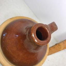 Antique Pottery Whiskey Jug