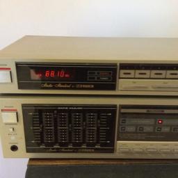 Fisher Stereo Tuner with DS-810 Speakers