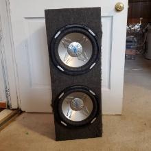 Speaker Box with Power Acoustic Speakers