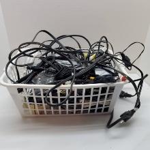 Lot of Electronics Cords and Adapters