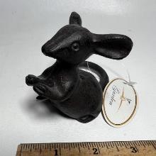 Cast Iron Mouse Figurine