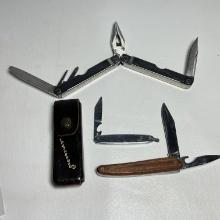 Lot of Various Pocket Knives