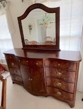 Nice Wooden Dresser with Mirror by Broyhill