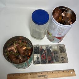 Great Lot of Various Copper Fittings & Misc Plumbing Accessories