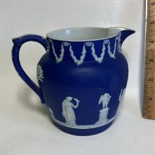 Wedgwood Pottery Cobalt Pitcher Made in England
