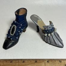 Pair of Miniature Shoe Figurines