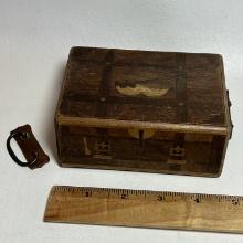 Vintage Wooden Puzzle Box