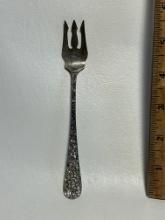 Vintage Sterling Silver Serving Fork
