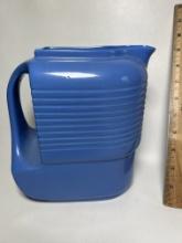 Blue Pitcher Made Exclusively for WESTINGHOUSE by The Hall China Co. Made in USA