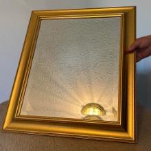 Beveled Mirror with Gold Frame