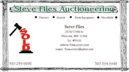 Steve Flies Auctioneering