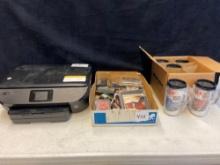 HP Envy Photo 7155 printer cassette tapes and new insulated cups
