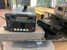 Panasonic video cassette switch and Sony VHF