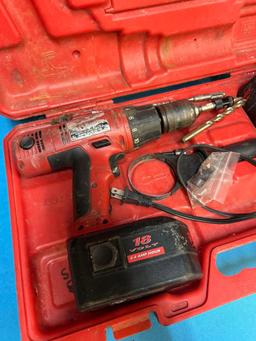 Milwaukee well used drill, battery and charger working