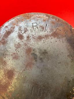 Erie cast Cast iron Mark 10 cast iron fry pan mark 12 7/16 inch