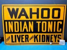 embossed tin Sign tonic for liver and kidneys
