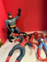 spider-Man Batman action figures