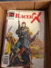 two flats comic book Civil War Chronicles speed racer racer X