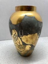 B & C Limoges France rare vase dated 1927 artist signed