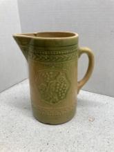 Antique stoneware pitcher