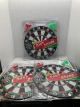 3 new dart boards