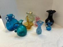 mid-century colored glass