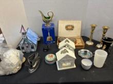 Bennington pottery stain glass church light barometers porcelain knobs and more