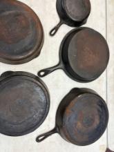 cast-iron pans Griswold and others