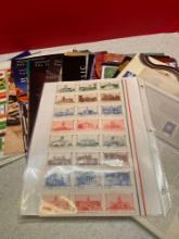 interesting collection of stamps