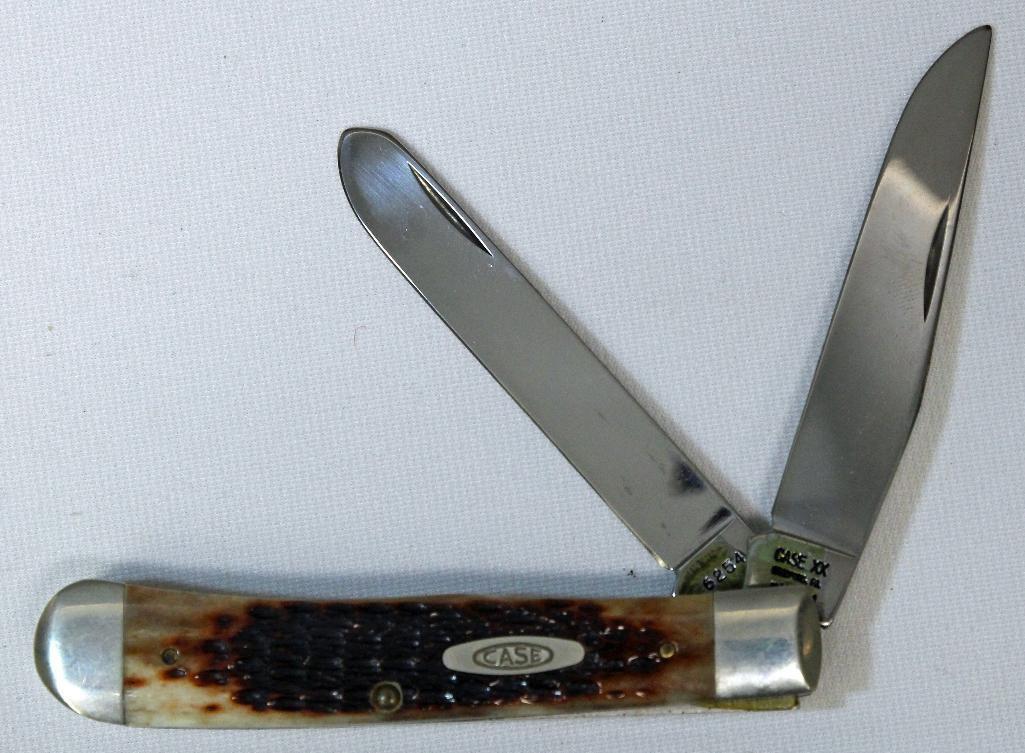 Case XX Two Blade Pocket Knife, one Blade Reads '1992' and other Blade Reads '6254'