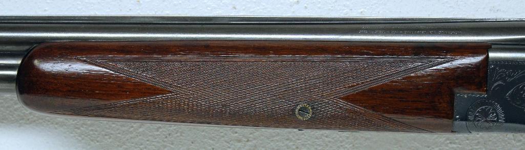 Belgium Browning Superposed 12 Ga. Over/Under Shotgun 30" Solid Rib Bbls 3" Magnum Chamber Pachmayr