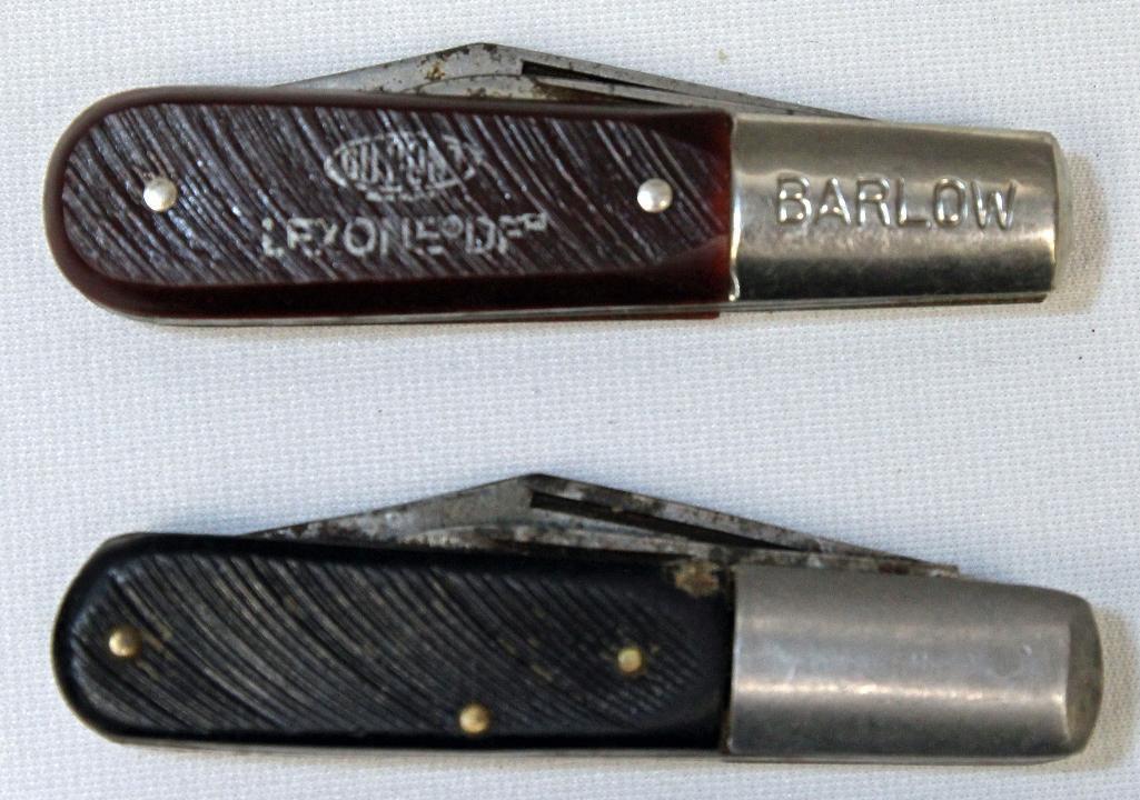 (2) Barlow Two Blade Pocket Knives, Some Surface Rust on Blades