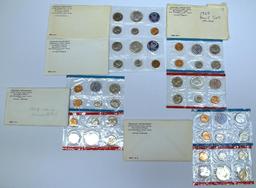 (2) U.S. Mint 1965 Special Mint Sets, (2) 1968 P&D Uncirculated Sets, 1969 P&D Uncirculated Set