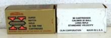Full Box Western Super-Match Gold .22 LR and Full Box Olin Corp. .22 LR Standard Velocity Cartridges