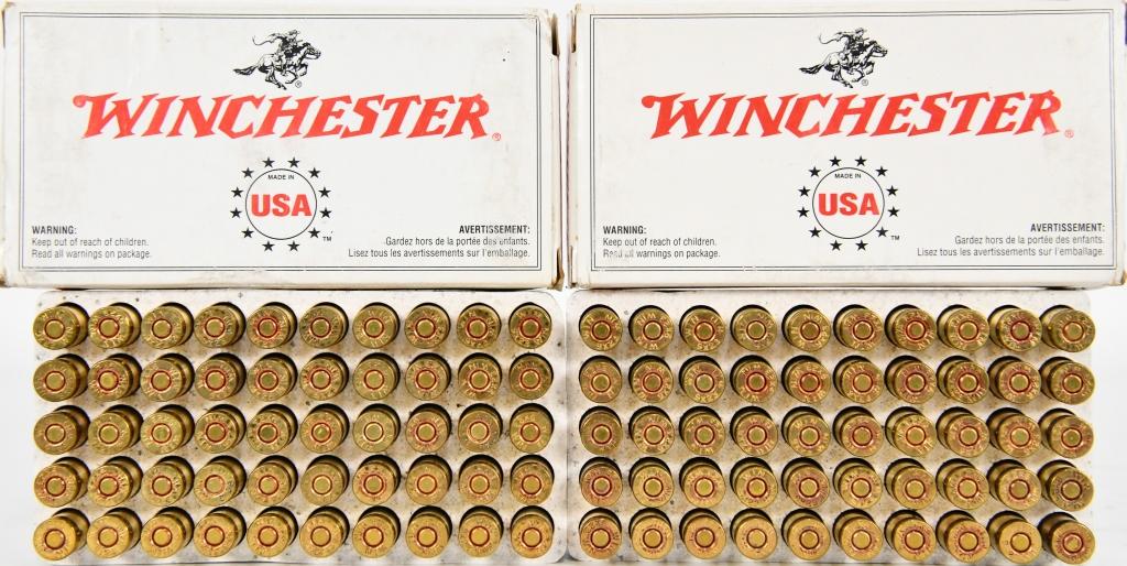 100 Rounds Winchester USA 9x23mm Ammunition