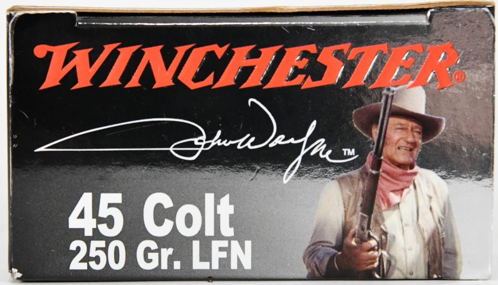 50 Rounds Of Winchester .45 Colt John Wayne Editin