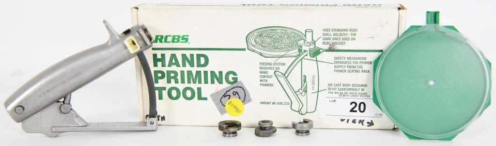 Hand Priming Tool with Extra Shell Holders