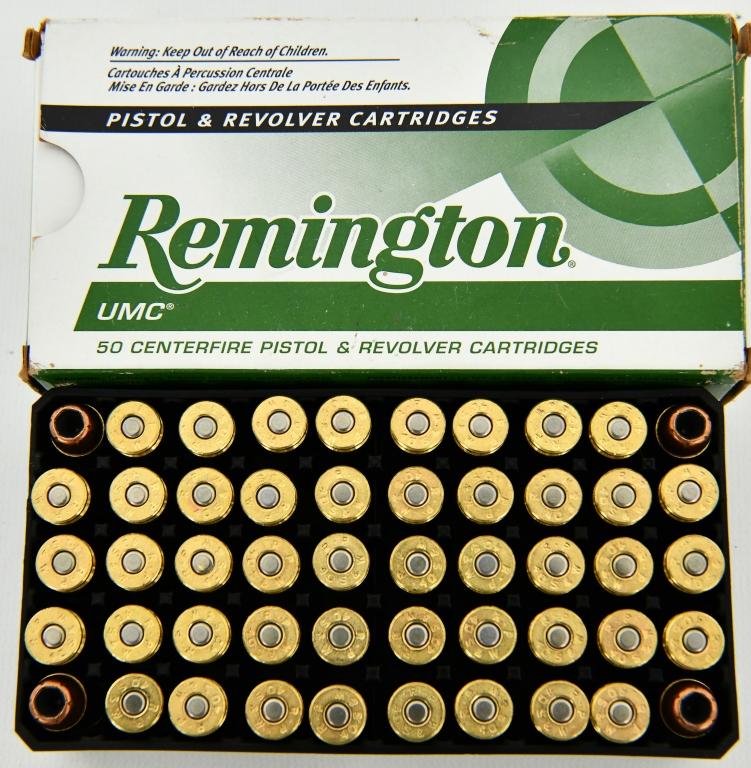 50 Rounds Of Remington UMC .40 S&W Ammunition