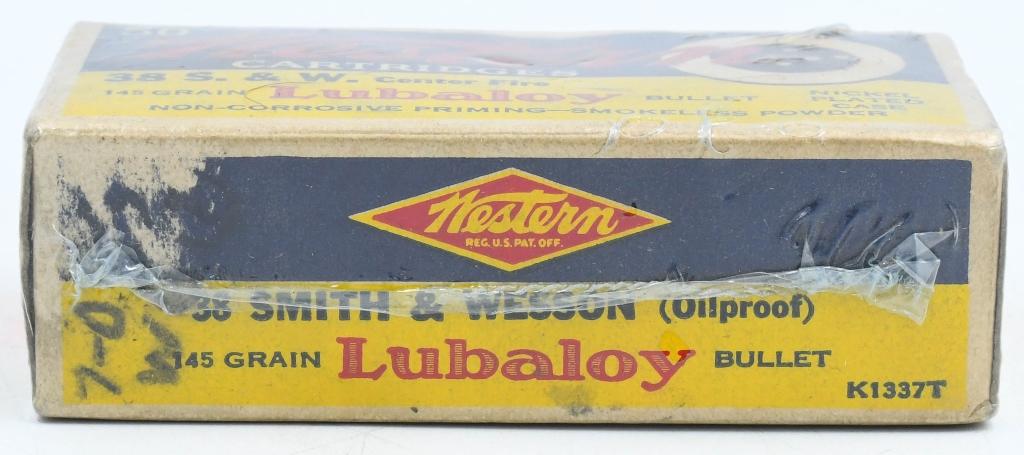 50 Rd Collector Box Of Western .38 S&W Ammunition