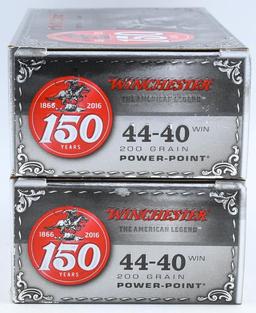 100 Rounds Of Winchester .44-40 Win Ammunition,