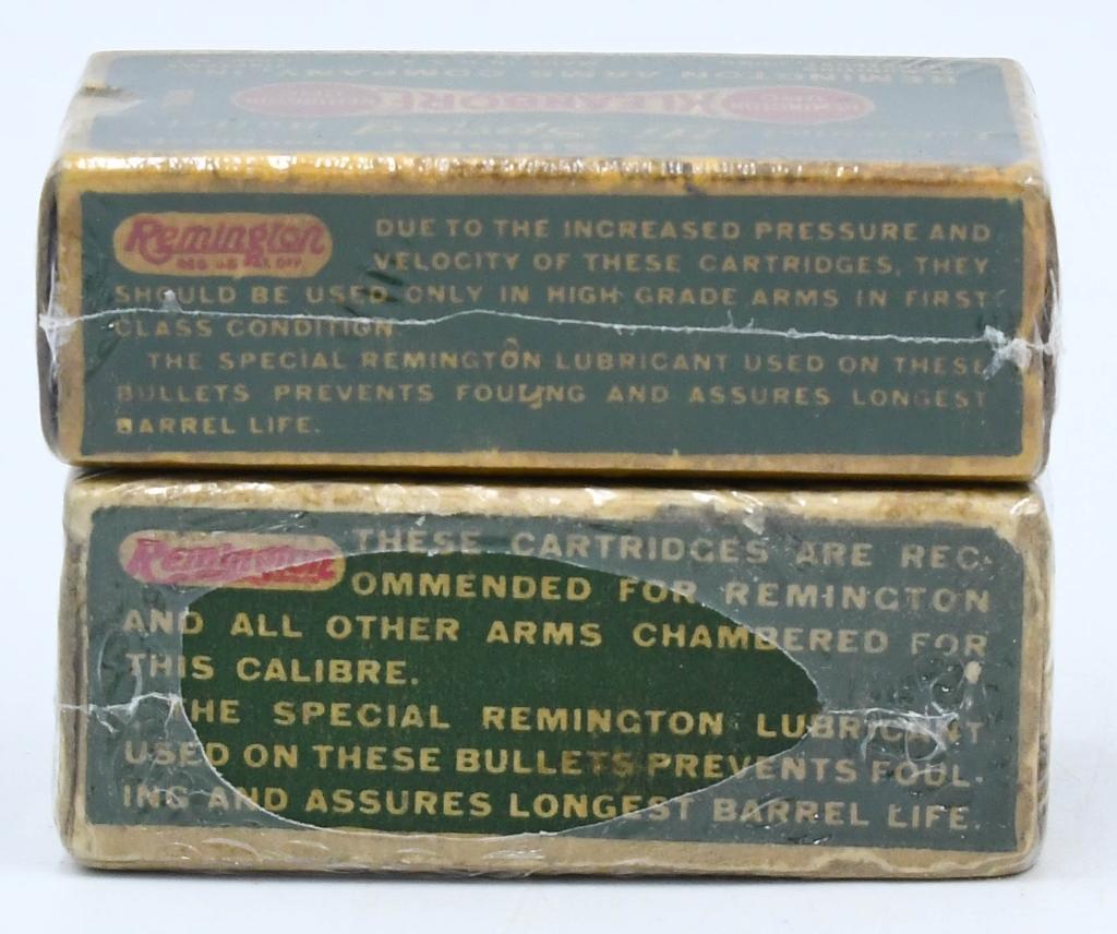 2 Collector Boxes of Remington .22 Short & .22 LR