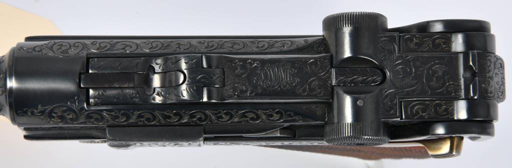 Stunning Engraved DWM 1916 P-08 German Luger