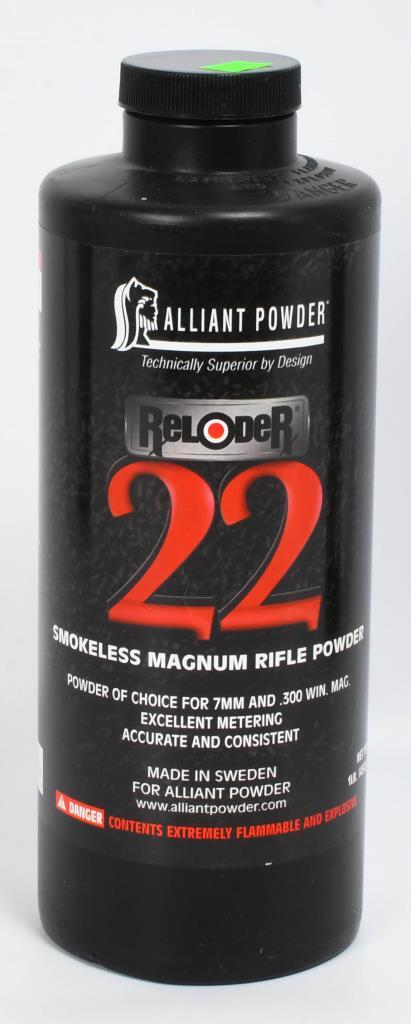1 Lb of Alliant Reloder 22 Magnum Rifle Gun Powder