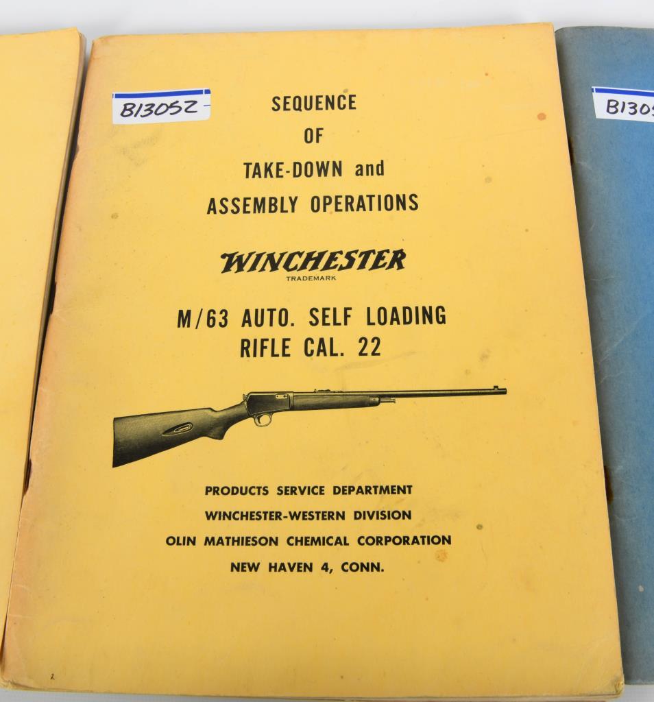 (3) Collectible Winchester Assembly operations